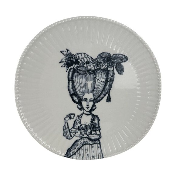 Anthropologie Plate Florence Balducci LADY IN WAITING RARE! 10.75" D Whimsical - Picture 3 of 14